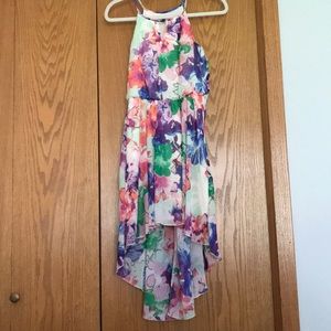 2/$15 Floral High Low Dress